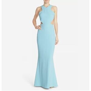 Maria Bianca Nero Aqua Backless Stretch Cutout Mermaid Dress Size 4